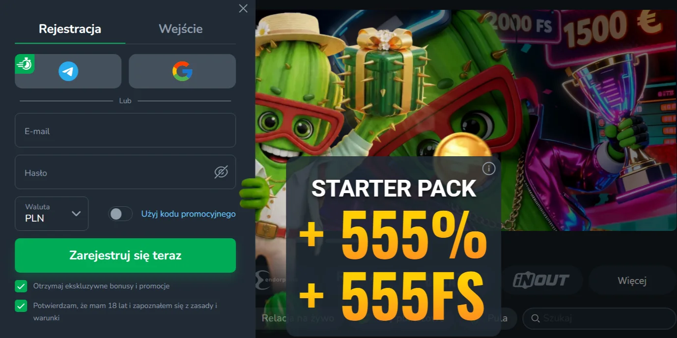 Cactus Casino – obraz profilu rankingowego 1