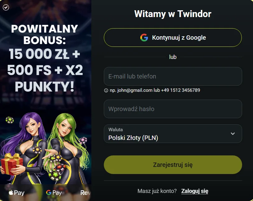 Twindor Casino – obraz profilu rankingowego 1