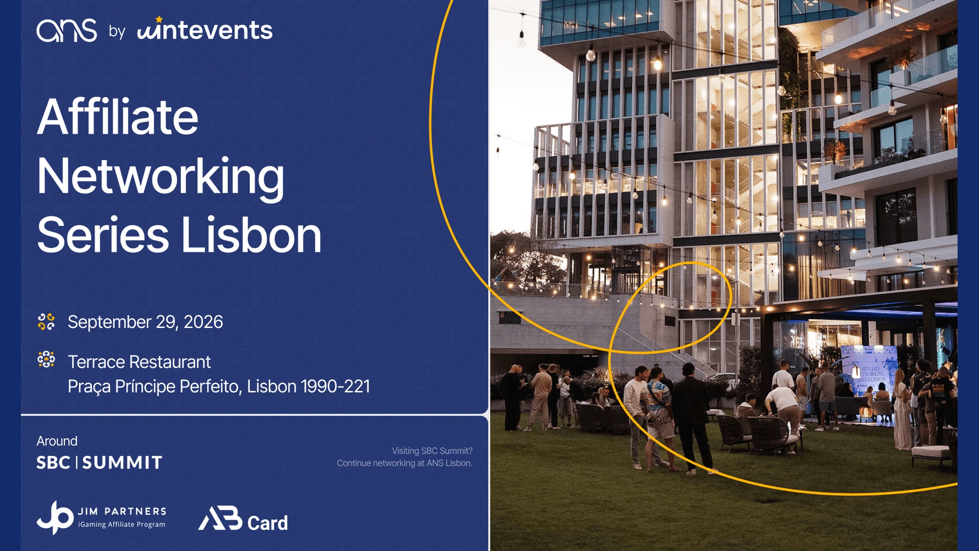 Affiliate Networking Series Lisbon organizowane przez ANS by WINTEVENTS